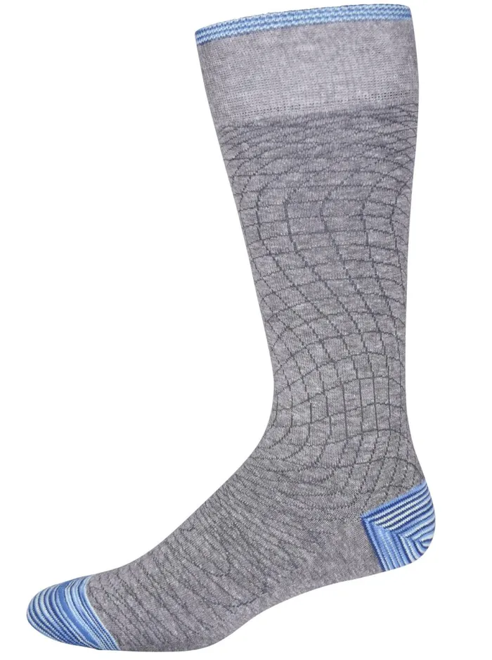 Men Robert Graham Socks STAY GOLDEN SOCKS GREY