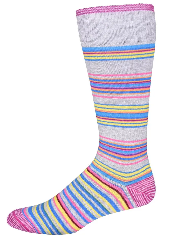 Men Robert Graham Socks SUPERSTUD SOCKS LIGHT GREY