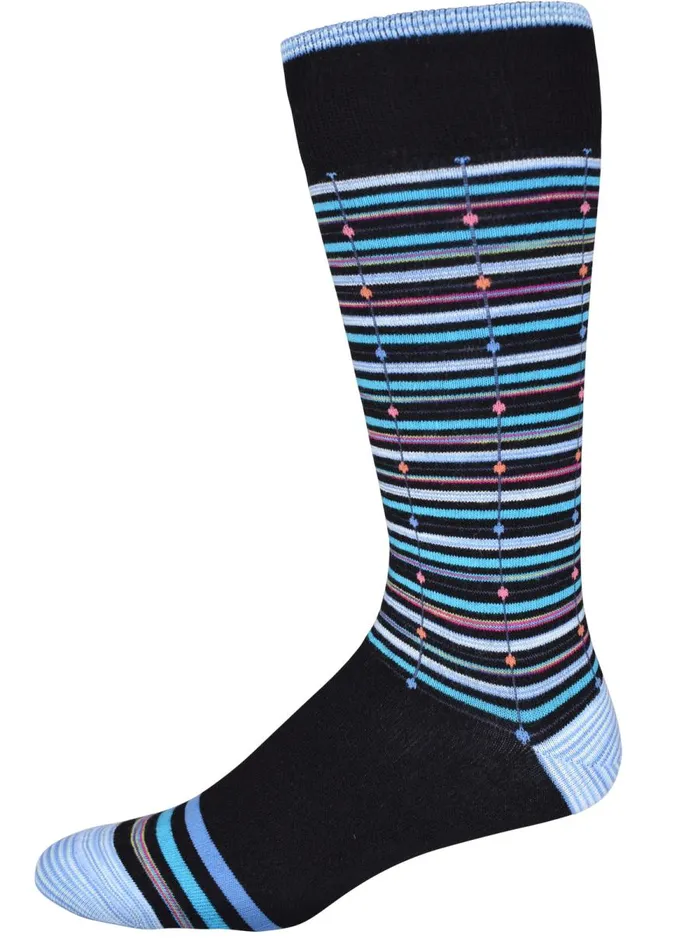 Men Robert Graham Socks TO THE MAX SOCKS BLACK