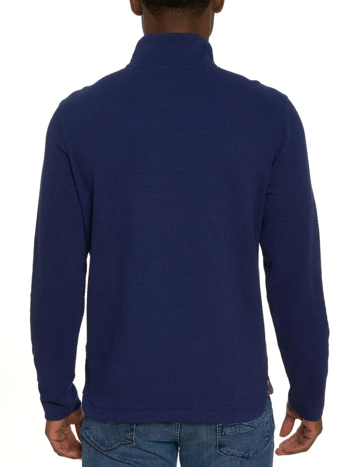 Men Robert Graham Sweaters and Knits DEIMOS LONG SLEEVE KNIT NAVY