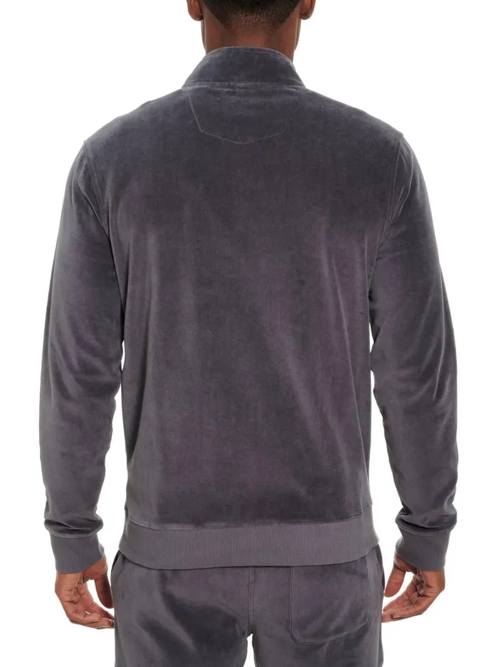 Men Robert Graham Sweaters and Knits HERBERT LONG SLEEVE KNIT CHARCOAL