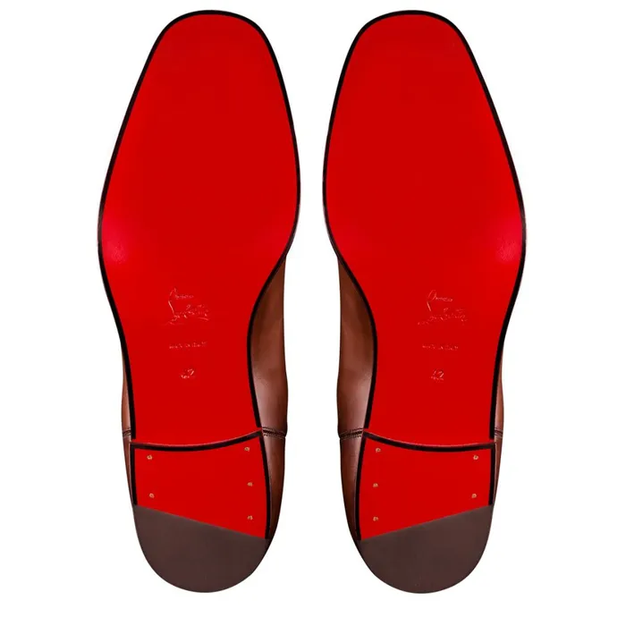 Men Samson Boots 8211 Patinated Calf Leather 8211 Havane Havane Christian Louboutin Ankle Boots