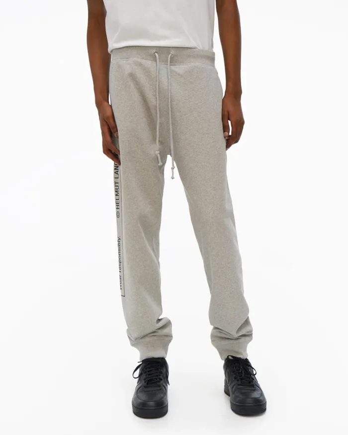 Men School Sweatpant Vapor Heather Helmut Lang Pants