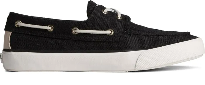 Men SeaCycled Bahama II Baja Sneaker Black Sperry Sneakers