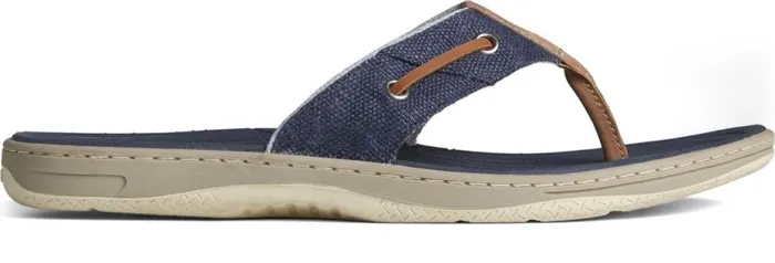 Men SeaCycled Baitfish Baja Flip Flop Navy Sperry Boots