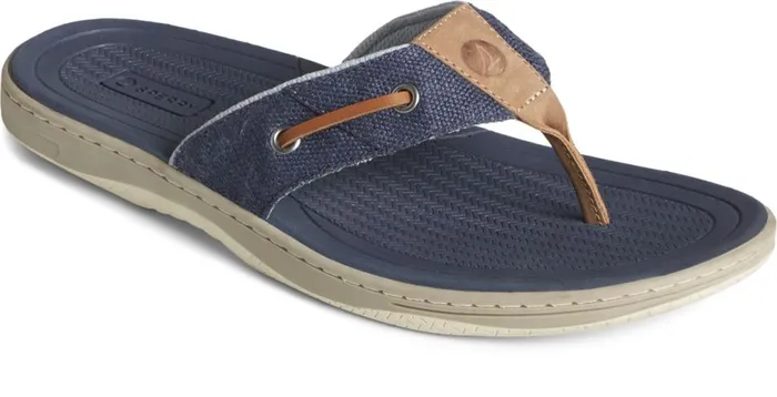 Men SeaCycled Baitfish Baja Flip Flop Navy Sperry Boots Men SeaCycled Baitfish Baja Flip Flop Navy Sperry Boots