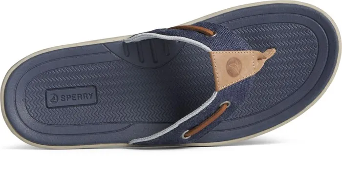 Men SeaCycled Baitfish Baja Flip Flop Navy Sperry Boots Men SeaCycled Baitfish Baja Flip Flop Navy Sperry Boots
