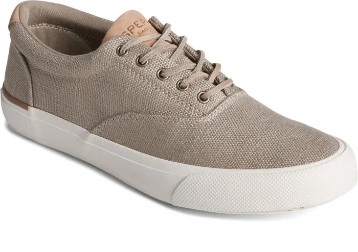 Men SeaCycled Striper II CVO Baja Sneaker Taupe Sperry Sneakers Men SeaCycled Striper II CVO Baja Sneaker Taupe Sperry Sneakers
