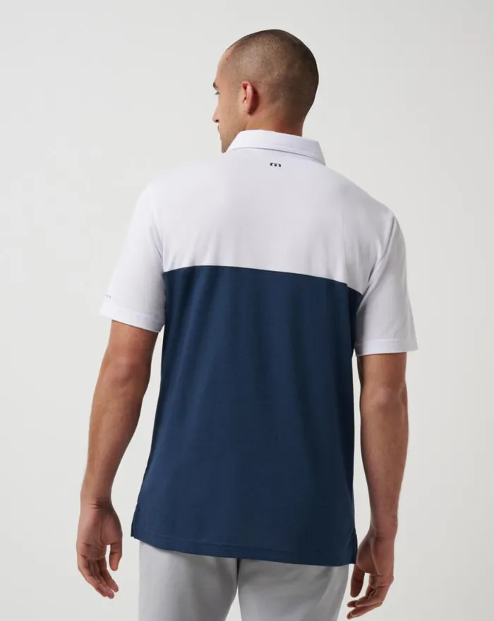Men SEATTLE MARINERS HOME RUN LEADER POLO Whitenavy TravisMathew Polos