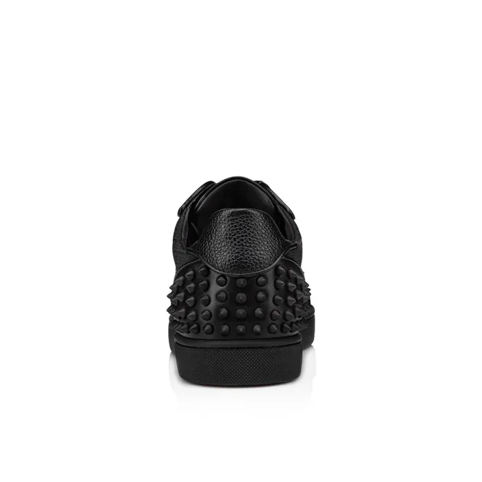 Men Seavaste 2 Sneakers 8211 Calf Leather And Spikes 8211 Black Black Christian Louboutin Low Top Sneakers