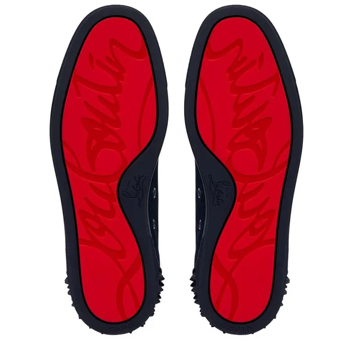 Men Seavaste 2 Sneakers 8211 Suede Calf 8211 Marine Blue Christian Louboutin Low Top Sneakers