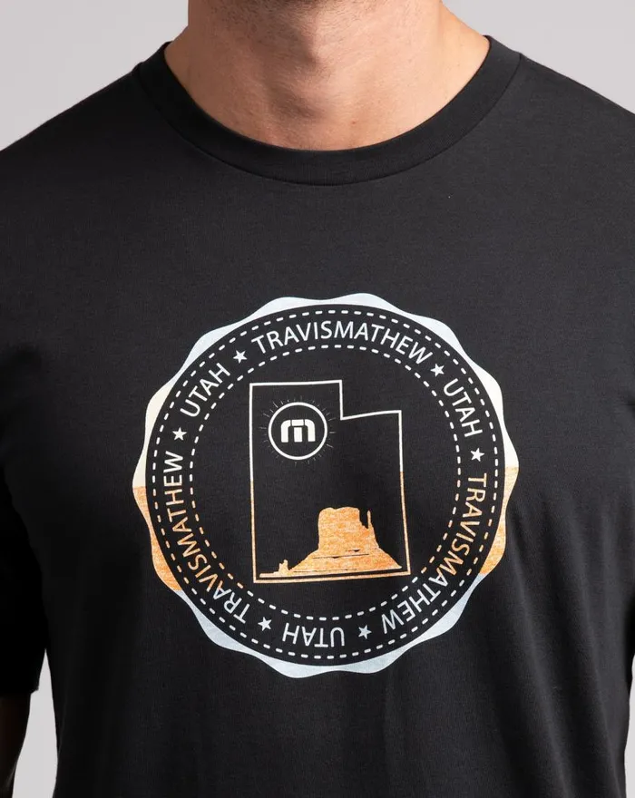 Men SEGO LILY TEE Black TravisMathew Tees