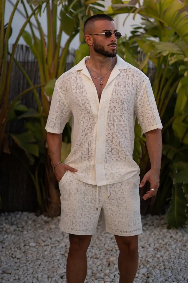 Men Sets Runaway The Label MATILO SHIRT Cream