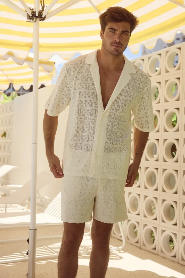 Men Sets Runaway The Label MATILO SHIRT Cream