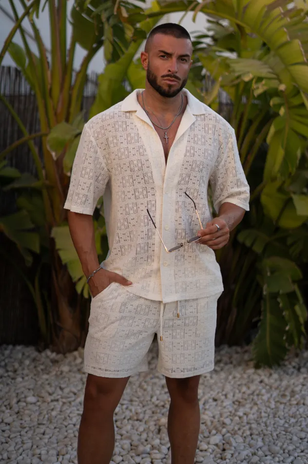 Men Sets Runaway The Label MATILO SHIRT Cream