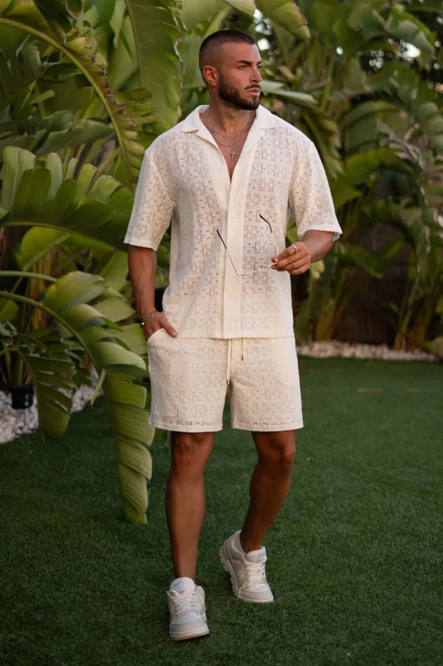 Men Sets Runaway The Label MATILO SHIRT Cream