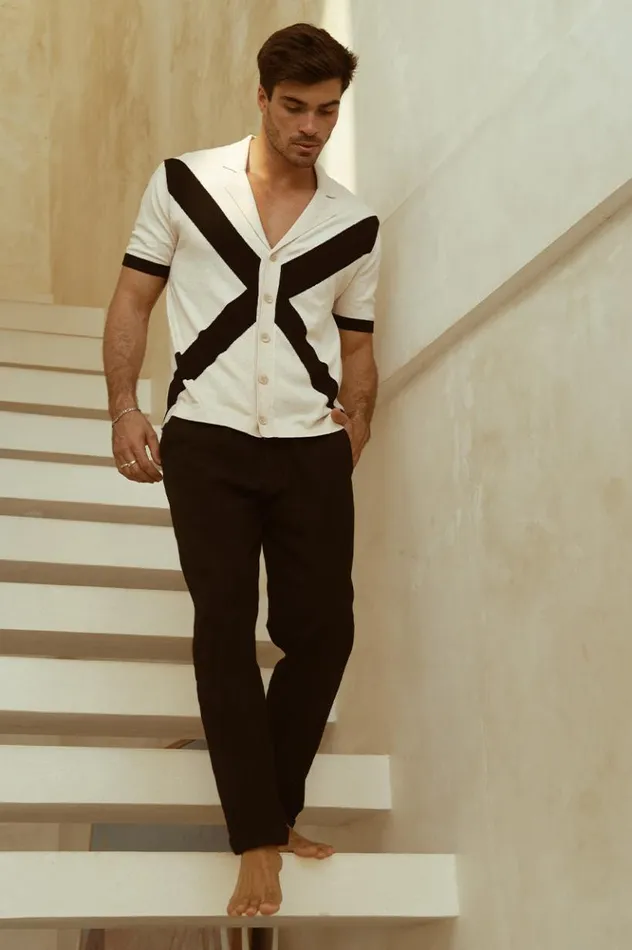 Men Shirts Runaway The Label ARCHIE SHIRT Sandblack