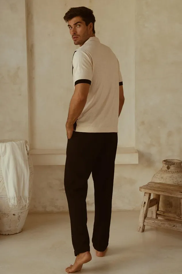 Men Shirts Runaway The Label ARCHIE SHIRT Sandblack