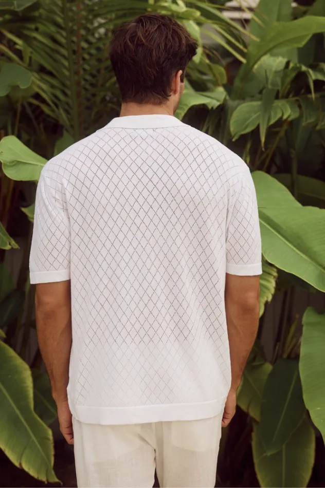 Men Shirts Runaway The Label BILLIE SHIRT White