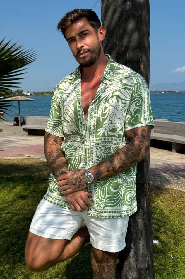 Men Shirts Runaway The Label HAVANNA SHIRT Green