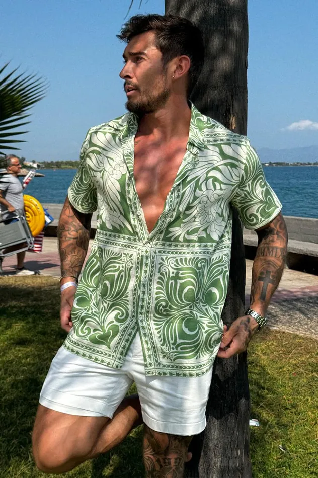 Men Shirts Runaway The Label HAVANNA SHIRT Green