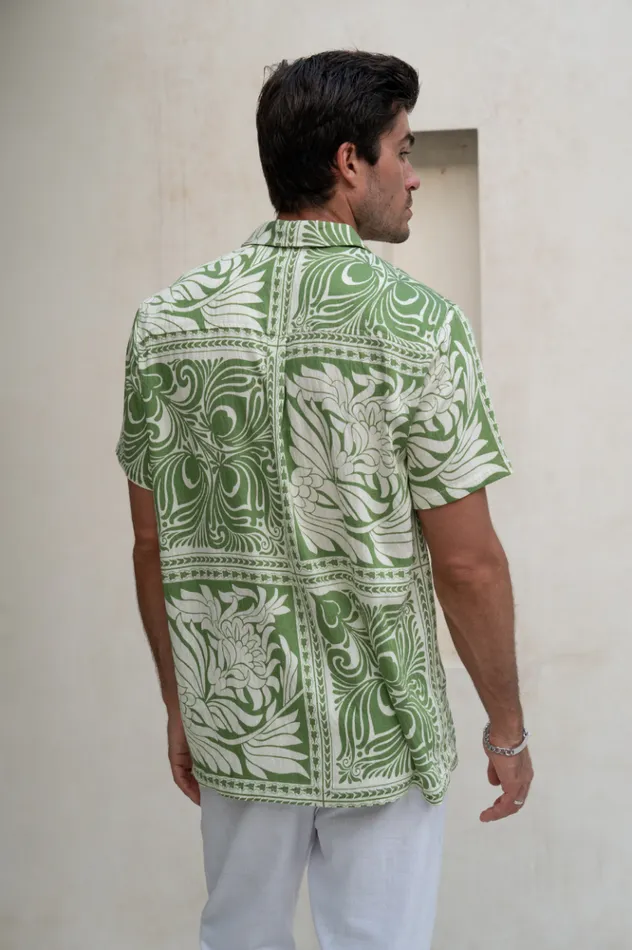 Men Shirts Runaway The Label HAVANNA SHIRT Green