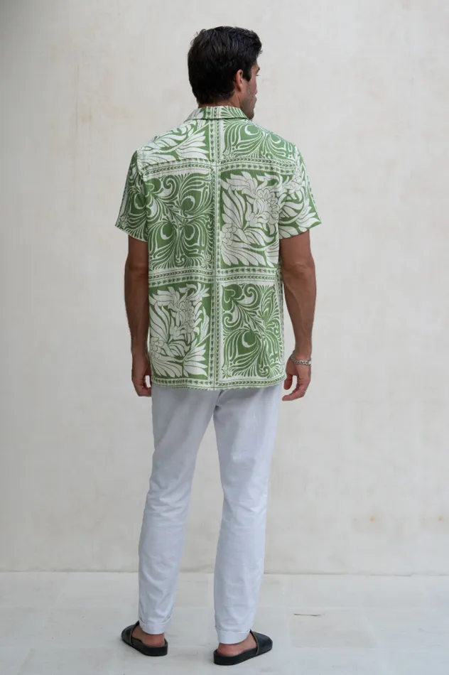 Men Shirts Runaway The Label HAVANNA SHIRT Green