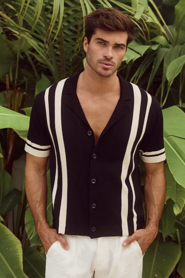 Men Shirts Runaway The Label JOSHUA SHIRT Blacksand