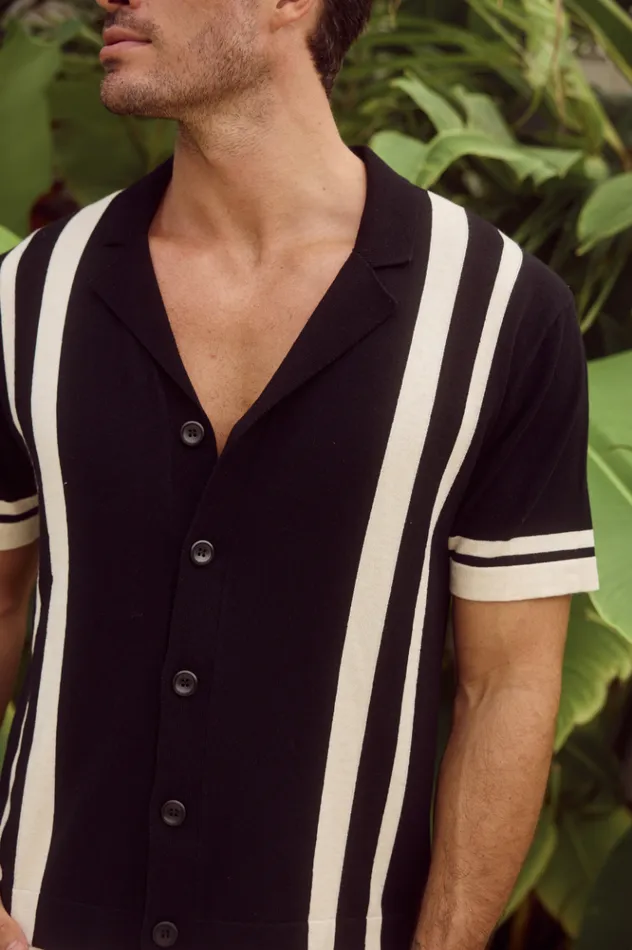 Men Shirts Runaway The Label JOSHUA SHIRT Blacksand