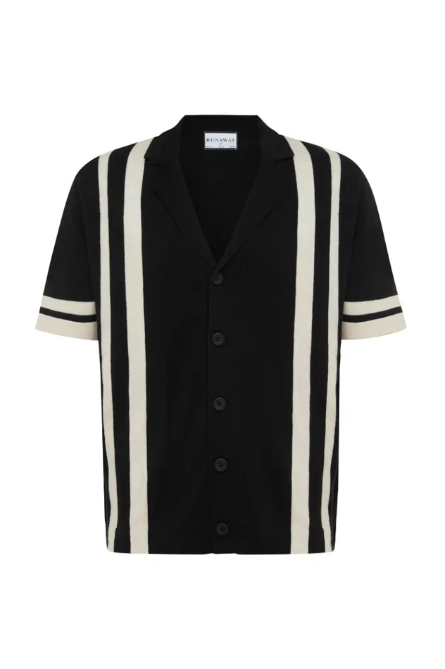 Men Shirts Runaway The Label JOSHUA SHIRT Blacksand