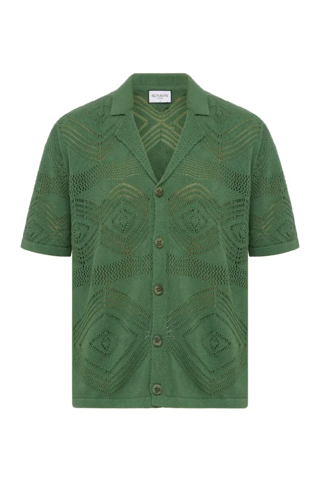 Men Shirts Runaway The Label LIAM SHIRT Khaki