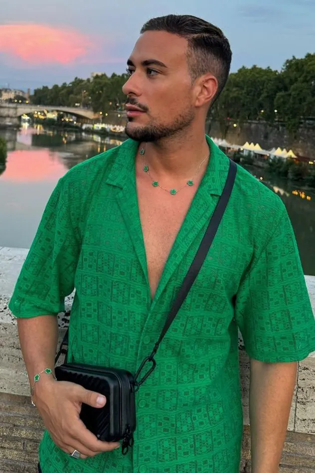 Men Shirts Runaway The Label MATILO SHIRT Green