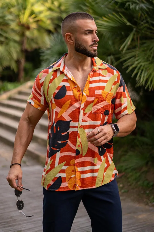 Men Shirts Runaway The Label NATHAN SHIRT Sachi Print