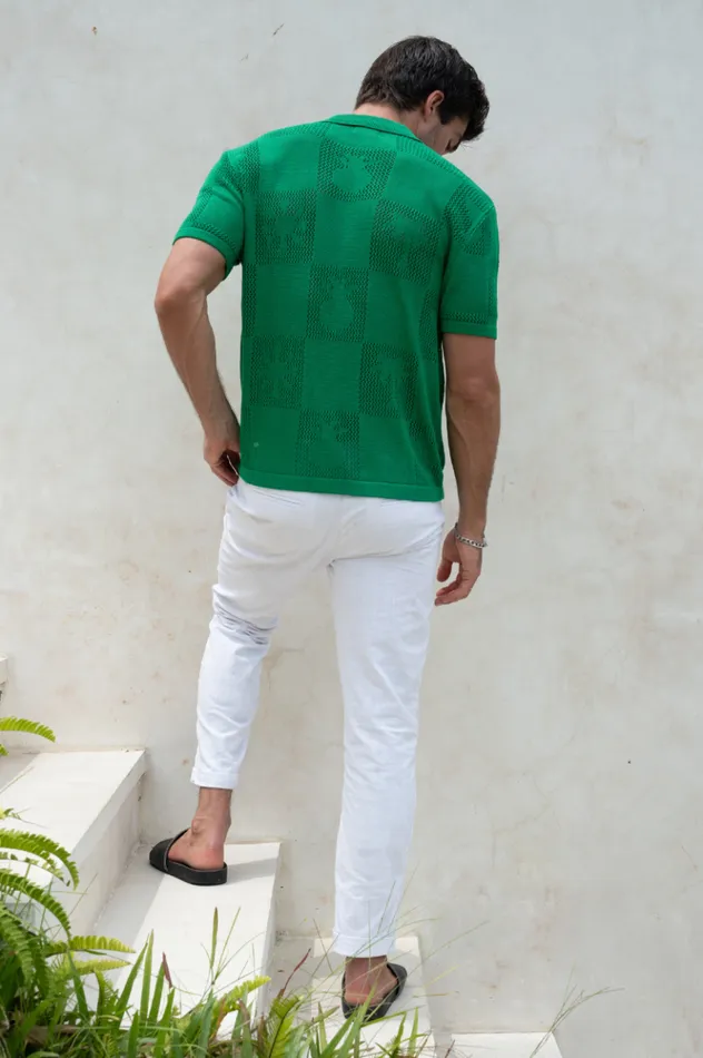Men Shirts Runaway The Label PATRICK SHIRT Green