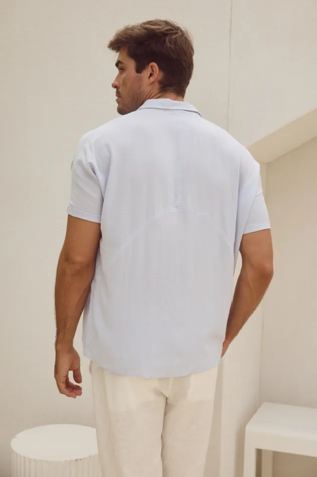 Men Shirts Runaway The Label PERRY SHIRT Sky