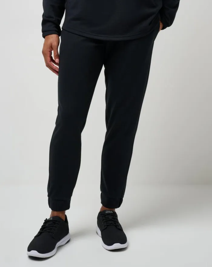 Men SIDESLIP JOGGER Black TravisMathew Pants