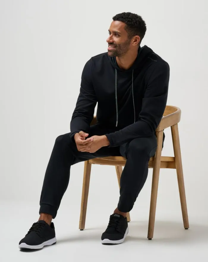 Men SIDESLIP JOGGER Black TravisMathew Pants