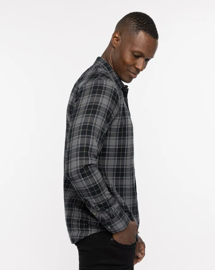 Men SIR TRAVIS BUTTONUP Black TravisMathew ButtonUps Men SIR TRAVIS BUTTONUP Black TravisMathew ButtonUps
