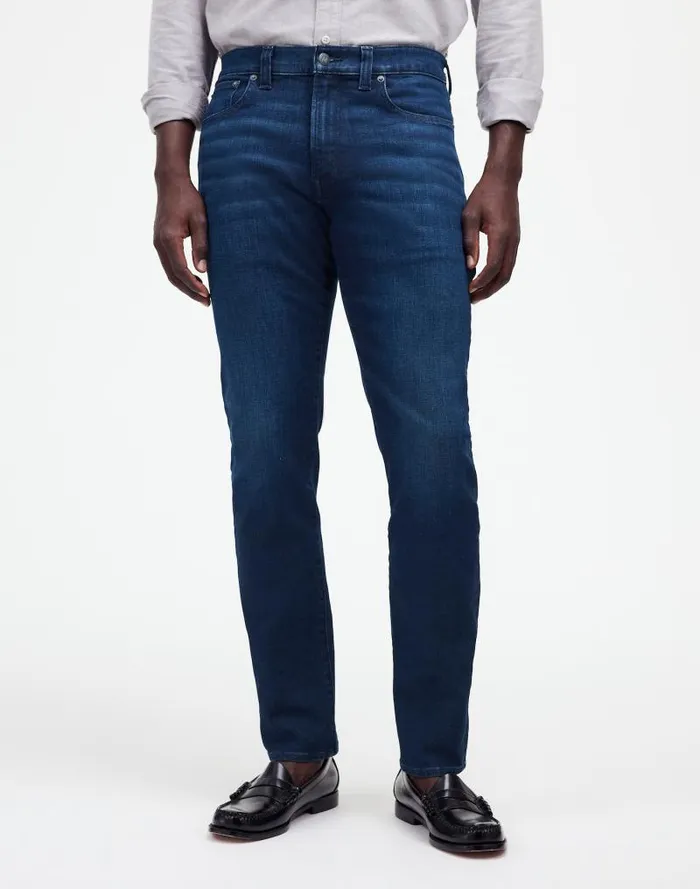 Men Slim Jeans Airy Stretch Denim Edition Locust Wash Madewell Jeans