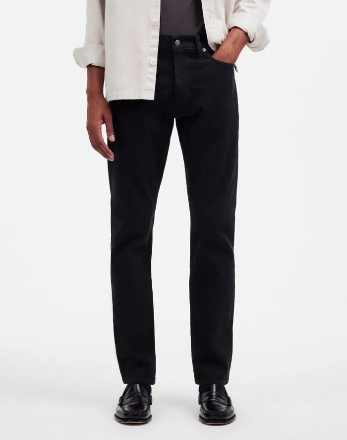 Men Slim Jeans Black Madewell Jeans