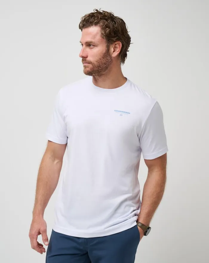 Men SPIKED SELTZER TEE White TravisMathew Tees Men SPIKED SELTZER TEE White TravisMathew Tees
