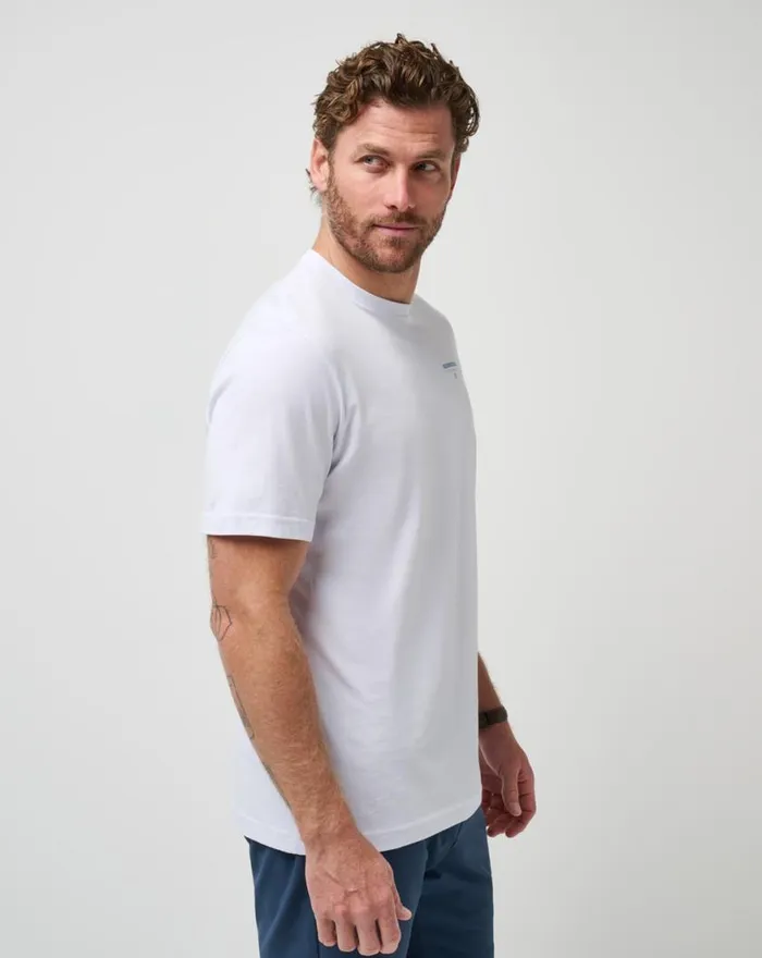 Men SPIKED SELTZER TEE White TravisMathew Tees Men SPIKED SELTZER TEE White TravisMathew Tees