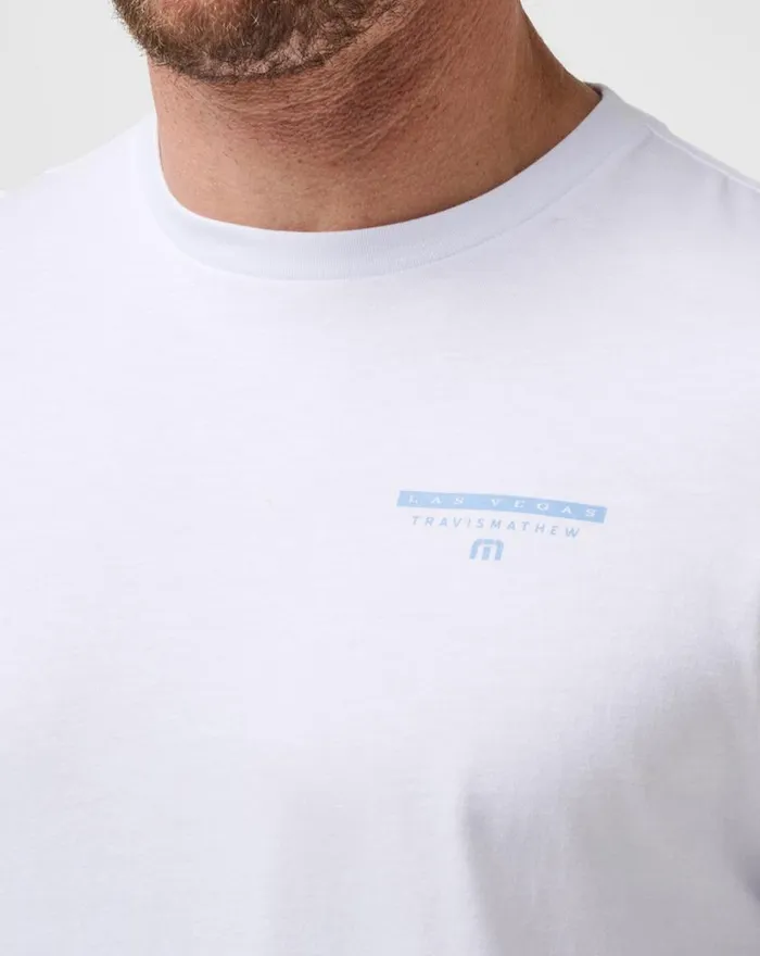 Men SPIKED SELTZER TEE White TravisMathew Tees Men SPIKED SELTZER TEE White TravisMathew Tees