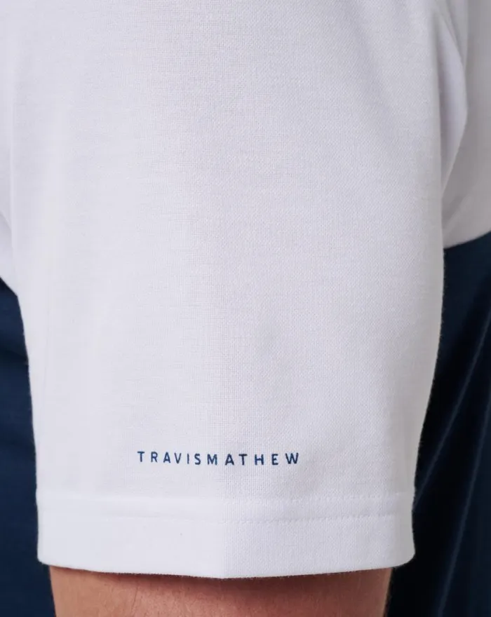 Men ST LOUIS CARDINALS HOME RUN LEADER POLO Whitenavy TravisMathew Polos