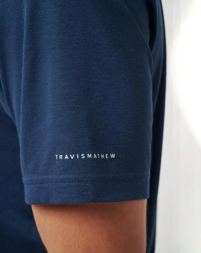 Men ST LOUIS CARDINALS PLAYOFF PITCH POLO Navy TravisMathew Polos