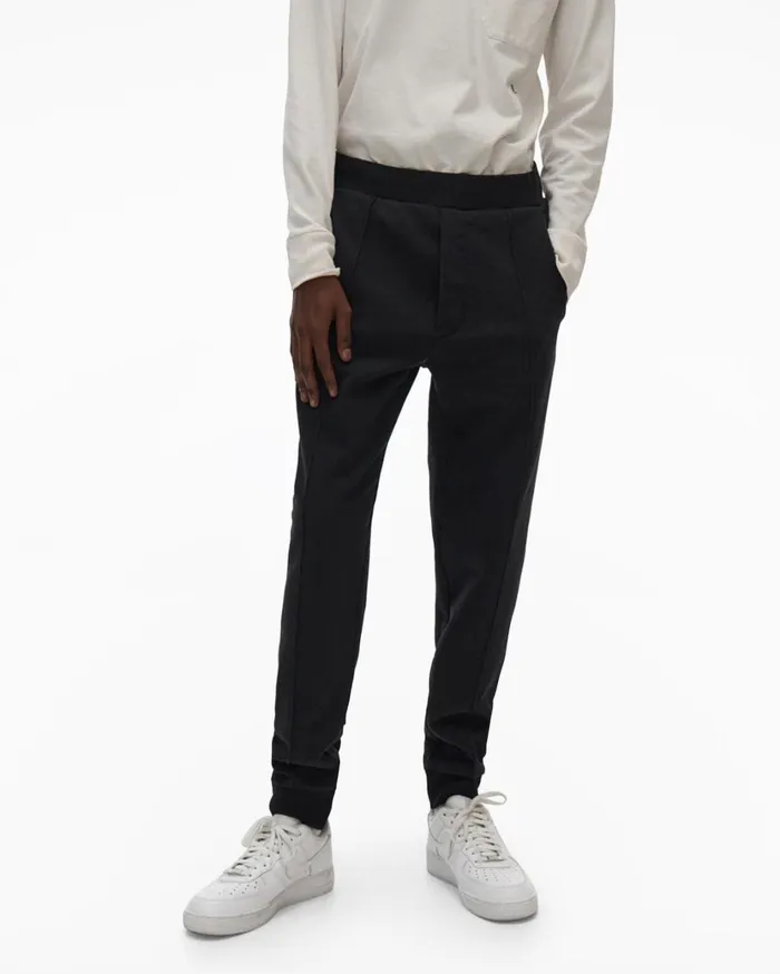 Men Strap Sweatpant Basalt Black Helmut Lang Pants