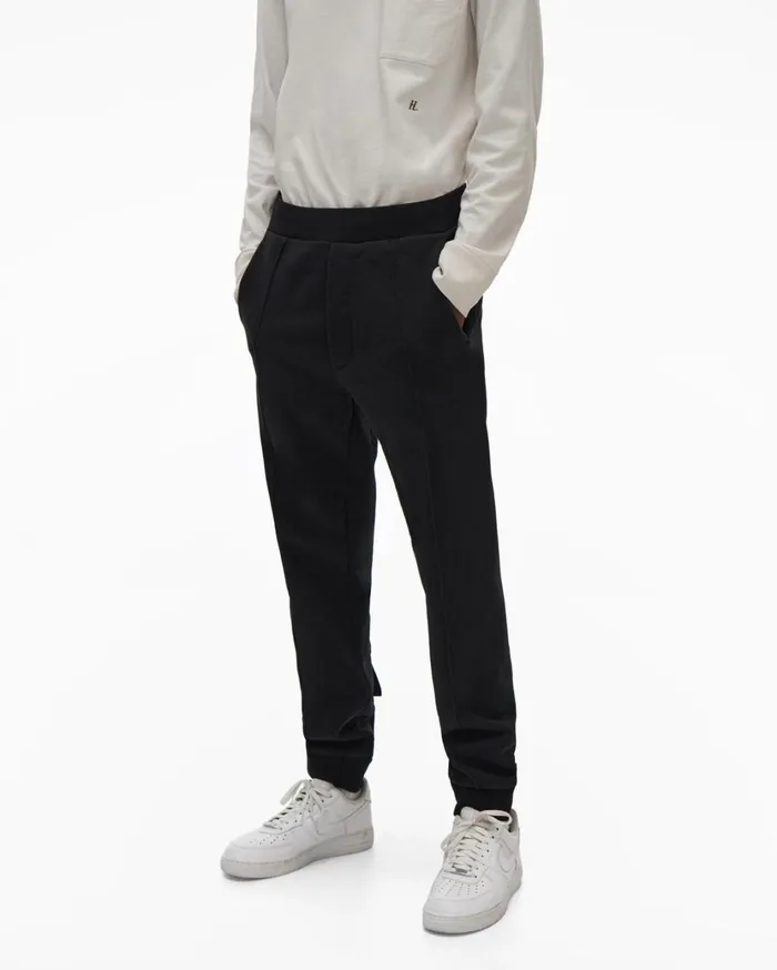 Men Strap Sweatpant Basalt Black Helmut Lang Pants