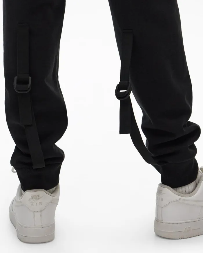 Men Strap Sweatpant Basalt Black Helmut Lang Pants