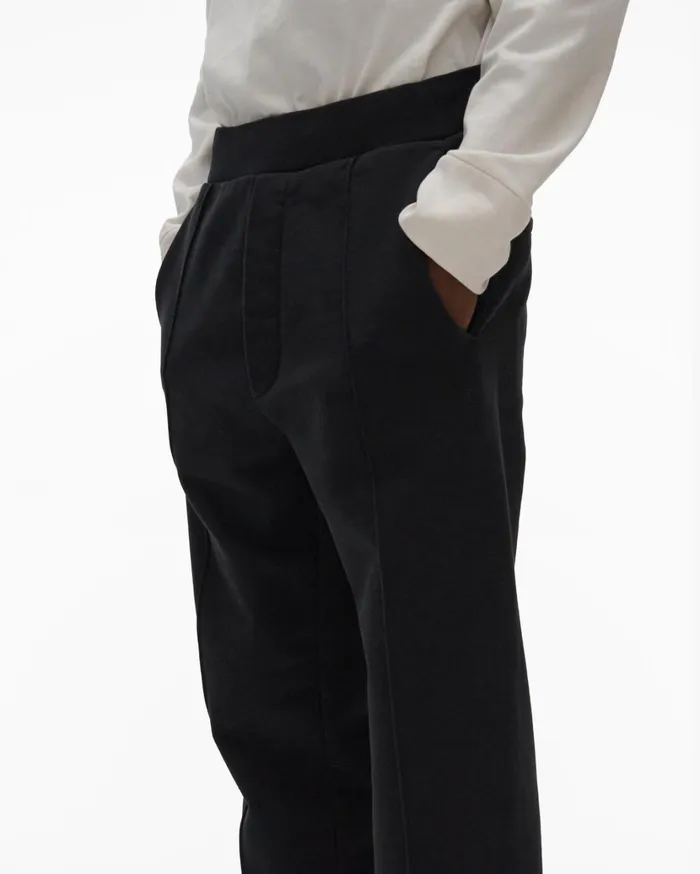 Men Strap Sweatpant Basalt Black Helmut Lang Pants