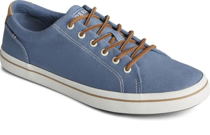 Men Striper II Linen LTT Sneaker Blue Sperry Sneakers Men Striper II Linen LTT Sneaker Blue Sperry Sneakers